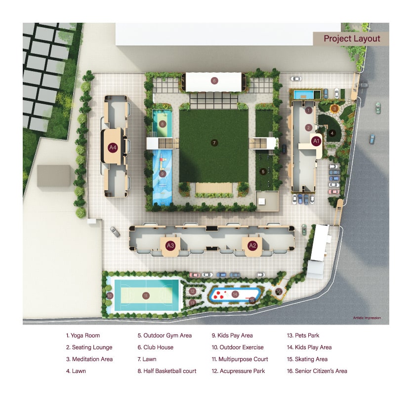 2 & 3 BHK flats in Market Yard, Pune 