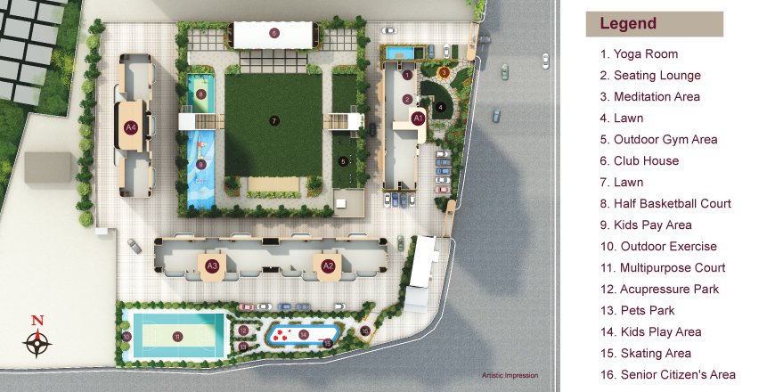 2 & 3 BHK flats in Market Yard, Pune 