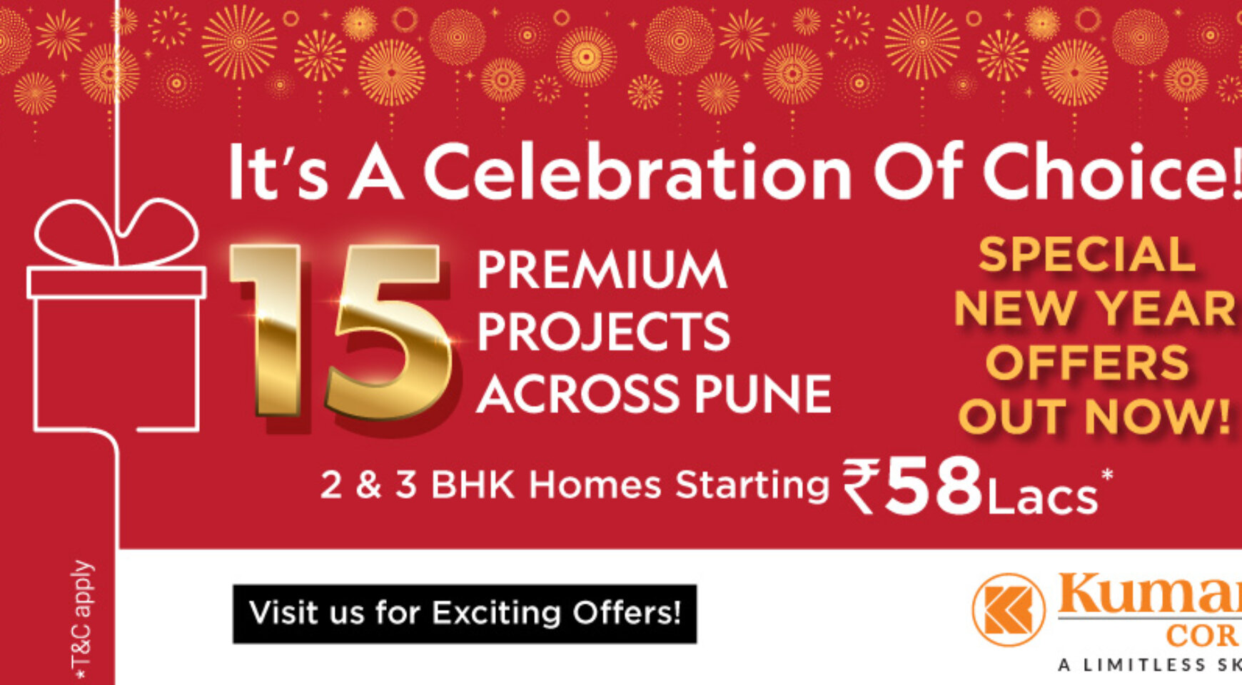 Kumar Peninsula 3 BHK Flats at Baner, Pune Kumar Properties
