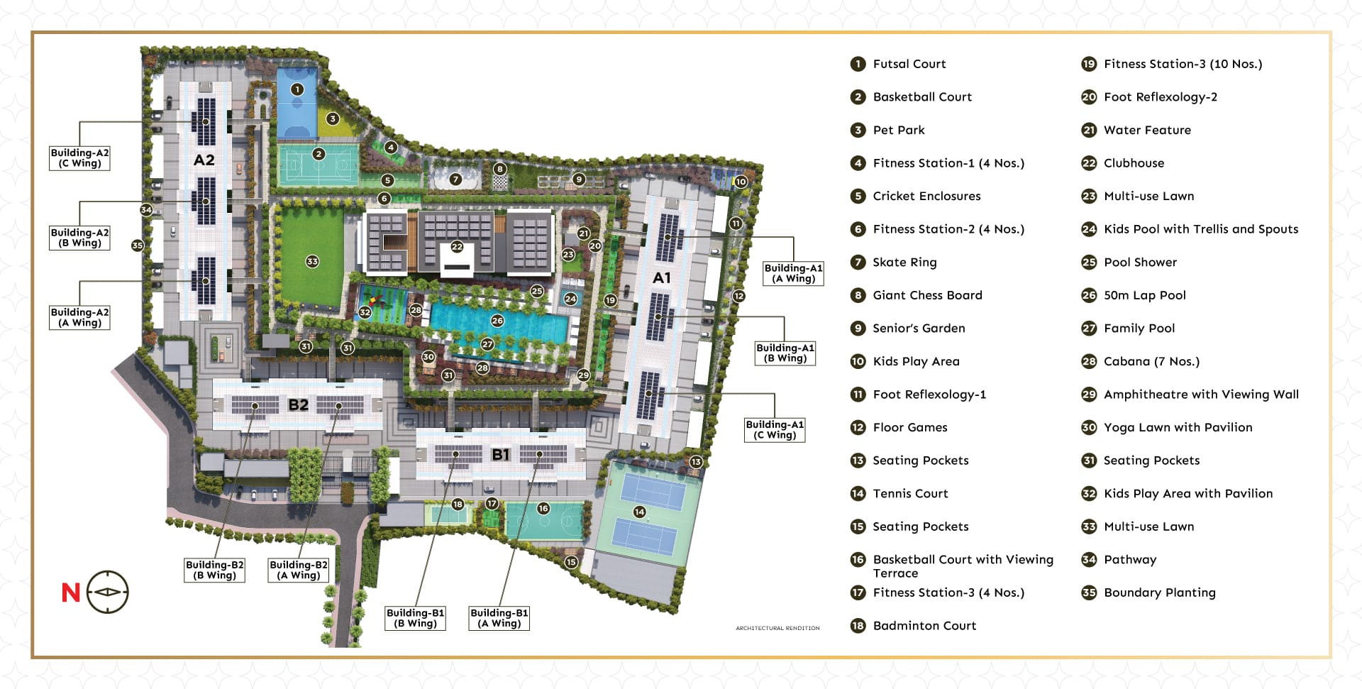 Kumar Parc residences Layout