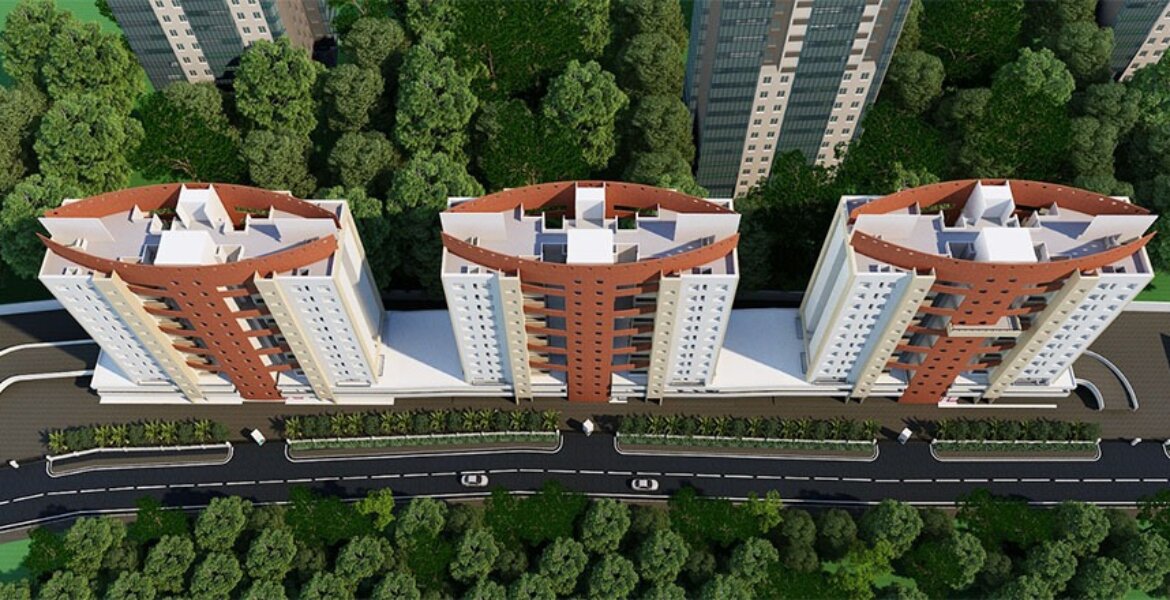 Kumar Paradise 2 BHK flats in Magarpatta, Hadapsar, Pune.