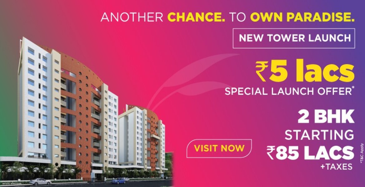 Kumar Paradise 2 BHK flats in Magarpatta, Hadapsar, Pune.