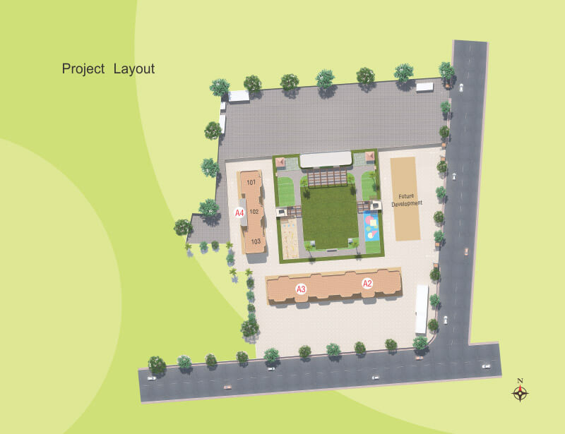 2 & 3 BHK flats in Market Yard, Pune 